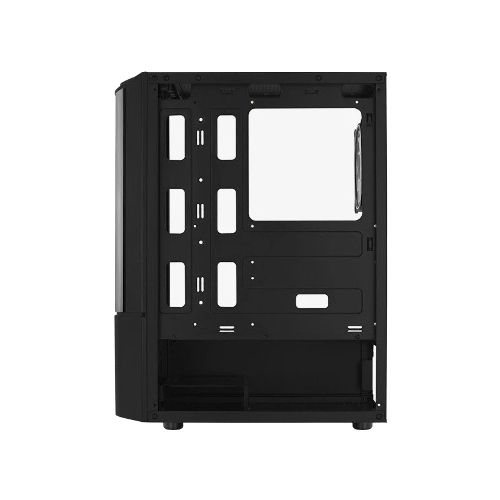 Компьютерный корпус MidTower Aerocool/Formula Quantum-G-BK-v2 черный без Б/п, ATX 3FRGb Fan on front panel