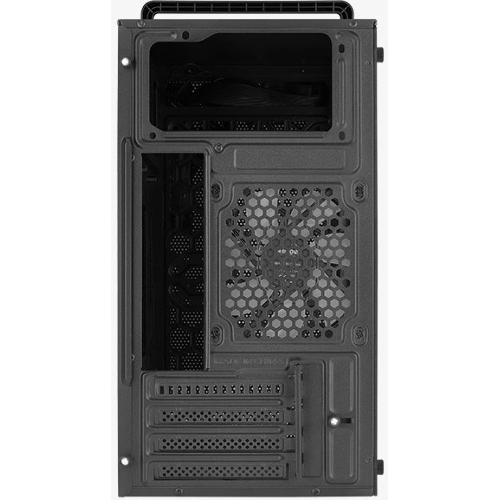 Компьютерный корпус MiniTower Aerocool/Formula CS-109-G-BK-v1 (mATX, USB3x1, USB2x2, 120мм RGb fan, без БП) (4711099472376)
