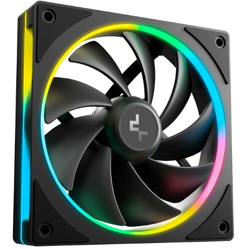 Вентилятор для корпуса Deepcool FL12 SE ARGb 120х120x25 черный 4-pin 28.67дБ (упак.:1шт) (R-FL12SE-BKAPN1-G) Ret