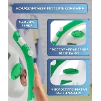 Утюг Homestar HS-4001 бело-зеленый (2000 Вт, пар, тефлоновая подошва)