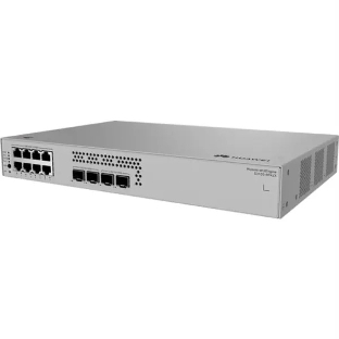 Коммутатор Huawei S310S-8P4JX (L2+, 8*10/100/1000BASE-T ports (128 W PoE+), 2*10GE SFP+ ports, 2*2.5GE SFP ports, built-in AC power, Fanless)