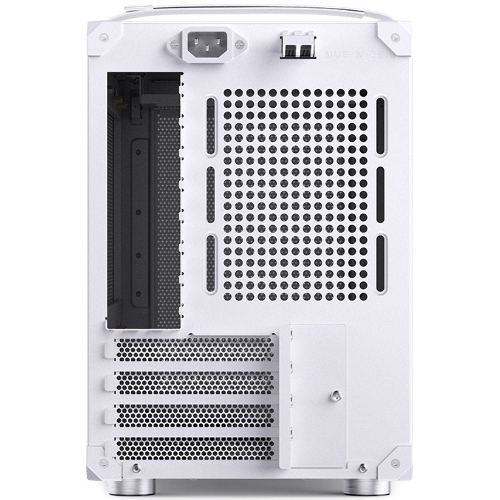 Компьютерный корпус без блока питания JONSBO C6 MAX Handle, Mini-Tower, TG, no fan, 1xUSB-A 3.0 + 1xUSB-C 3.1, mATX, mITX белый