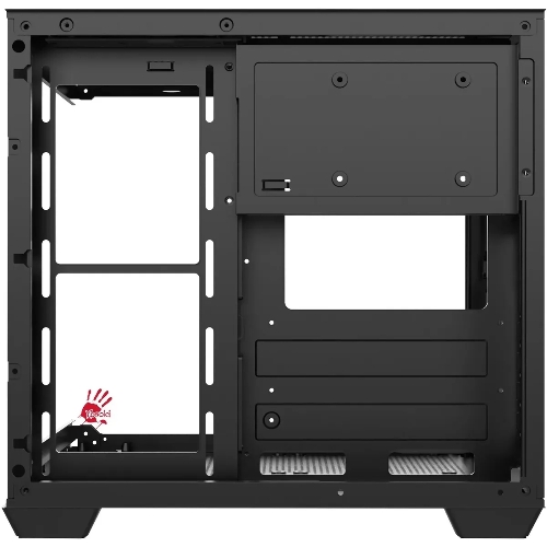 Компьютерный корпус Bloody CC-121 черный без БП mATX 7x120мм 1xUSB 2.0 1xUSB 3.0 audio