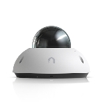 Купольная камера 4K PoE Ubiquiti UniFi Protect Camera G6 Dome White с ночным видением, интеллектуальным распознаванием и прочным антивандальным корпусом.
