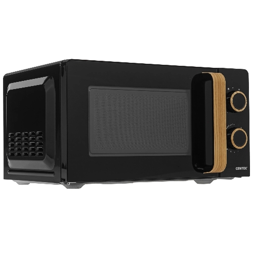 Микроволновая печь Centek CT-1559 черный, 20 л, 700 Вт, переключатели - поворотный механизм