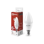 Лампа светодиодная IN HOME 4690612020396 LED-Свеча-VC 6 Вт свеча 4000К нейтр. белый E14 540 лм 230В