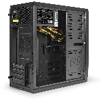 Компьютерный корпус Minitower ExeGate QA-412U Black, mATX, (XP500, Black, 120мм), 2хUSB+2хUSB 3.0, Audio