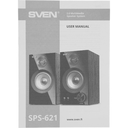 Акустическая система SVEN АС SPS-621, черный (28 Вт, Bluetooth)