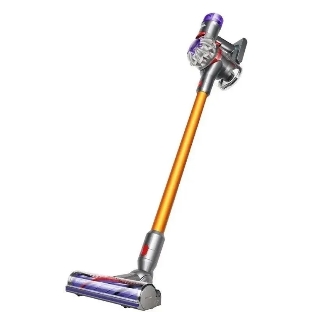 Пылесос вертикальный Dyson V8 Absolute оранжевый/серебристый, питание от аккумулятора, 115 Вт, уборка сухая, пылесборник 0.54 л