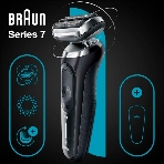 Электробритва сетчатая Braun Series 7 71-N1000S реж.эл.:3 питан.:аккум. черный