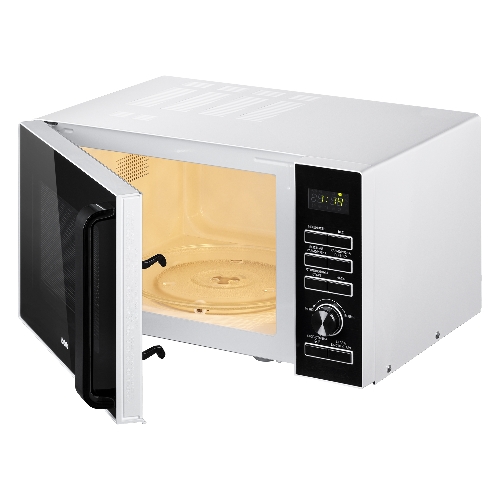 Микроволновая печь BBK 25MWS-970T/WB белый, 25 л, 900 Вт, переключатели - кнопки, поворотный механизм