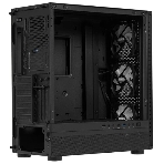 Корпус PCCooler ME200 MESH BK, Midi-Tower, чёрный, 3 x 120 мм