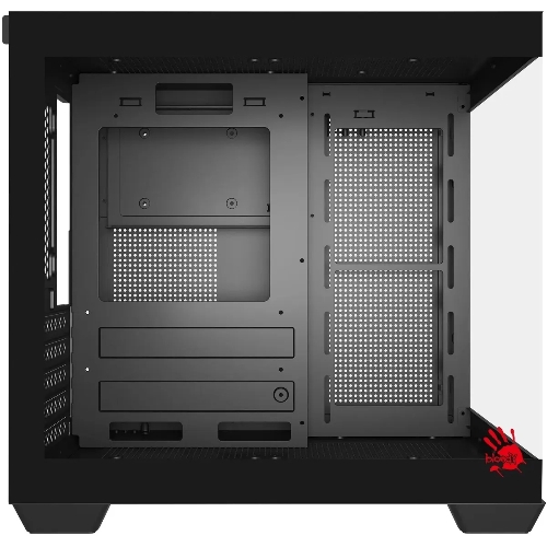 Компьютерный корпус Bloody CC-121 черный без БП mATX 7x120мм 1xUSB 2.0 1xUSB 3.0 audio