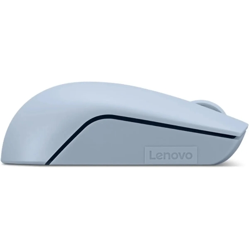 Мышь беспроводная Lenovo 300 светло-голубой, 1000 dpi, радиоканал, USB, кнопки - 3