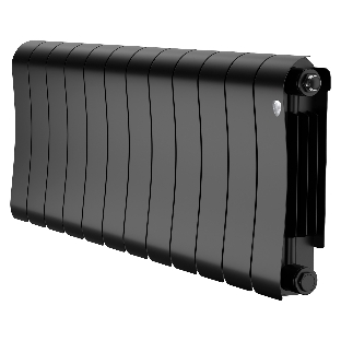 Радиатор биметаллический Royal Thermo Infinity 300 Noir Sable - 12 секц.