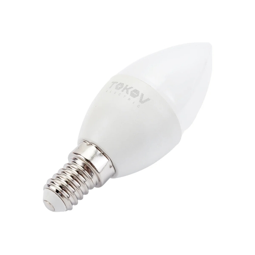 Лампа светодиодная TOKOV ELECTRIC 10Вт С37 4000К Е14 176-264В