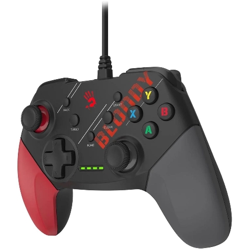 Геймпад A4Tech Bloody GP30 Sports черный/красный USB виброотдача обратная связь