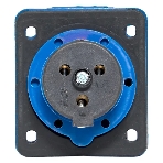 Розетка стационарная внутренняя EKF 413 ps-413-16-220 16А 220В 2P+РЕ IP44