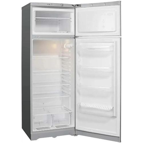 Холодильник Indesit TIA 16 G серебристый двухкамерный 245/51л морозилка сверху, ручная разморозка