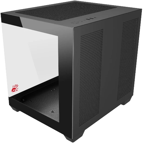 Компьютерный корпус Bloody CC-121 черный без БП mATX 7x120мм 1xUSB 2.0 1xUSB 3.0 audio
