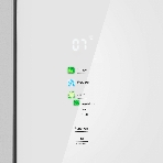 Холодильник Maunfeld MFF192NFPW01 Inverter белый трехкамерный 334/184л морозилка снизу, No Frost, Side by Side