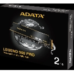 Накопитель SSD ADATA LEGEND 900 PRO, 2Tb, PCIe 4.0 x4, M.2 2280, NVMe, R/W 7400/6500