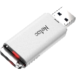 Флешка USB Netac U185 белый USB 3.0 Flash 32Gb, NT03U185N-032G-32WH, LED индикатор