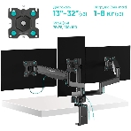 Кронштейн (держатель) ONKRON G280 для трех мониторов 13