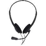 Гарнитура Oklick HS-M143VB чёрный, проводная, 3.5 мм