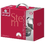 Кастрюля Rondell Stern RDS-019, 4.7 л, 24 см, с крышкой, серый