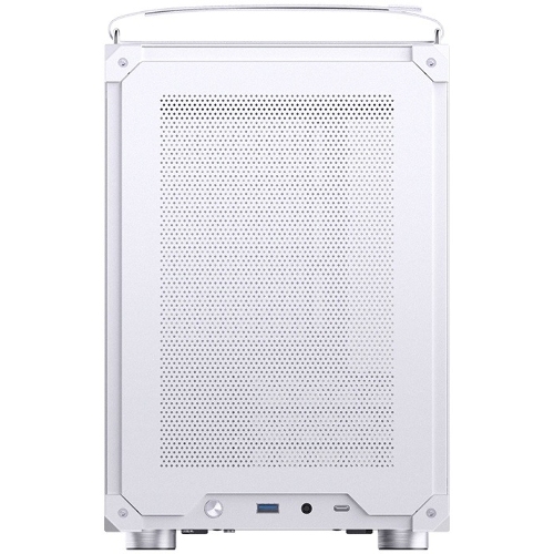 Компьютерный корпус без блока питания JONSBO C6 MAX Handle, Mini-Tower, TG, no fan, 1xUSB-A 3.0 + 1xUSB-C 3.1, mATX, mITX белый