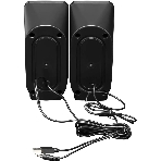 Акустическая система Оклик OK-120U 2.0 черный 6Вт