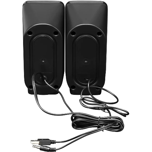 Акустическая система Оклик OK-120U 2.0 черный 6Вт