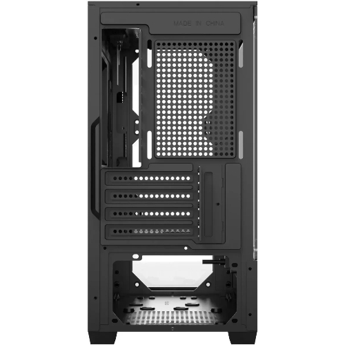 Компьютерный корпус Bloody CC-123 черный без БП mATX 8x120мм 2xUSB2.0 1xUSB3.0 audio bott PSU