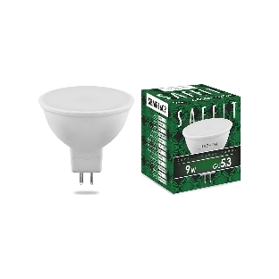 Лампа светодиодная SAFFIT SBMR1609 (55086) 9Вт 230В GU5.3 дневной