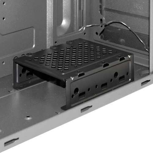 Компьютерный корпус Miditower ExeGate XP-333U-UNS500 (ATX, БП UNS500 с вент. 12см, 1хUSB/2хUSB 3.0, аудио, черный)
