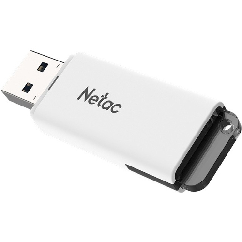 Флешка USB Netac U185 белый USB 3.0 Flash 32Gb, NT03U185N-032G-32WH, LED индикатор