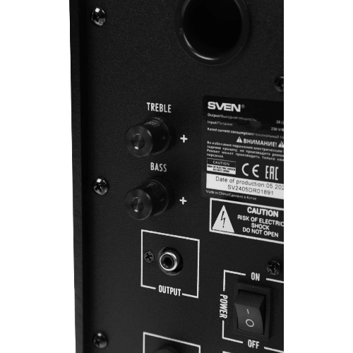 Акустическая система SVEN АС SPS-621, черный (28 Вт, Bluetooth)
