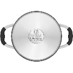 Кастрюля Rondell Stern RDS-019, 4.7 л, 24 см, с крышкой, серый