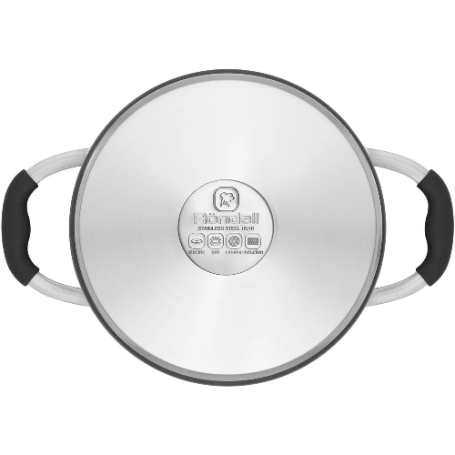 Кастрюля Rondell Stern RDS-019, 4.7 л, 24 см, с крышкой, серый