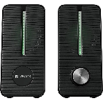Акустическая система Оклик OK-120U 2.0 черный 6Вт