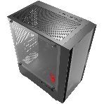 Компьютерный корпус Bloody CC-123 черный без БП mATX 8x120мм 2xUSB2.0 1xUSB3.0 audio bott PSU