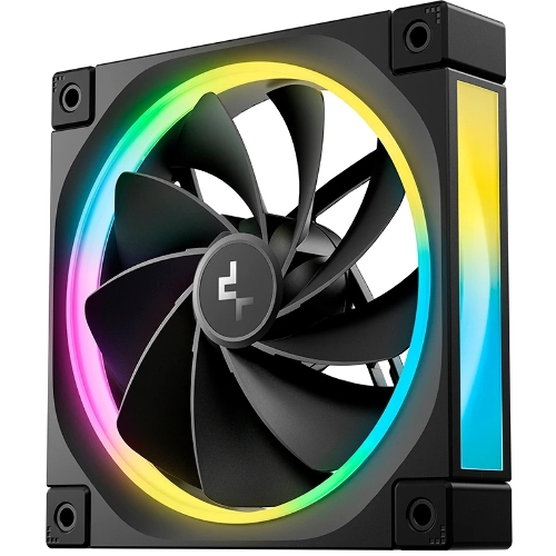 Вентилятор для корпуса Deepcool FL12R Reverse ARGb 120х120x25 черный 4-pin 33.9дБ (R-FL12R-BKAPN1-G)