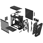 Компьютерный корпус Fractal Design Torrent Compact RGb черный TG Light Tint/FD-C-TOR1C-02
