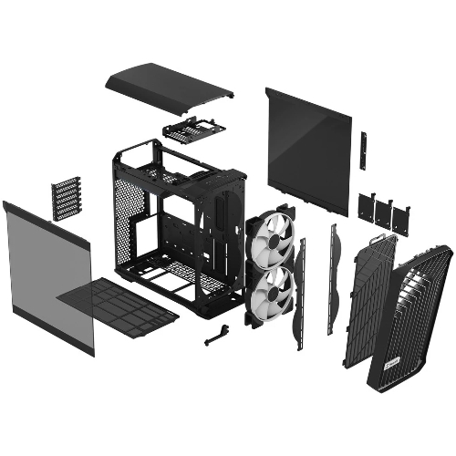 Компьютерный корпус Fractal Design Torrent Compact RGb черный TG Light Tint/FD-C-TOR1C-02