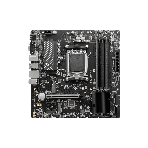 Материнская плата MSI PRO B650M-P, AM5, AMD B650, 4xDDR5, 4xSATA, 2xM.2, 1xPCI-E 4.0 x16, 2xPCI-E 4.0 x1, 1xHDMI, 1xDP, 1xVGA, 1x2.5Gb LAN, 2xUSB 3.2 Gen 1, 2xUSB 3.2 Gen 2, 3x3.5 мм, 7.1, Micro-ATX