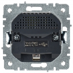 Розетка 1-местная IEK BRITE РЮш11-1-БрБ (BR-R14-16-U22-018-K01) с заземлением, с защитными шторками, 16А, с USB A+C 18 Вт, белый