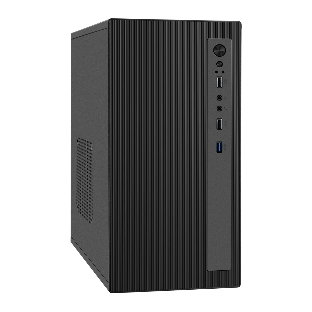 Компьютерный корпус Minitower ExeGate BAA-303MU-AAA350 (mATX, БП AAA350 с вент. 8см, 2*USB+1*USB 3.0, HD Audio, черный)