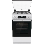 Плита Газовая Gorenje GGI5C22WF, газовая духовка, стеклянная крышка, чугун, белый