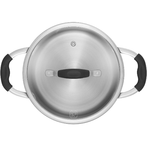 Кастрюля Rondell Stern RDS-019, 4.7 л, 24 см, с крышкой, серый